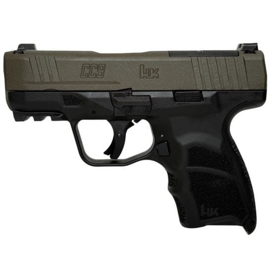 HECKLER & KOCH CC9 MICRO COMP 9MM 3.32" OR GRN/BLK 1-10/12RD IVS-img-1