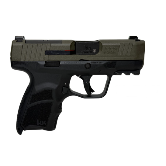 HECKLER & KOCH CC9 MICRO COMP 9MM 3.32" OR GRN/BLK 1-10/12RD IVS-img-2