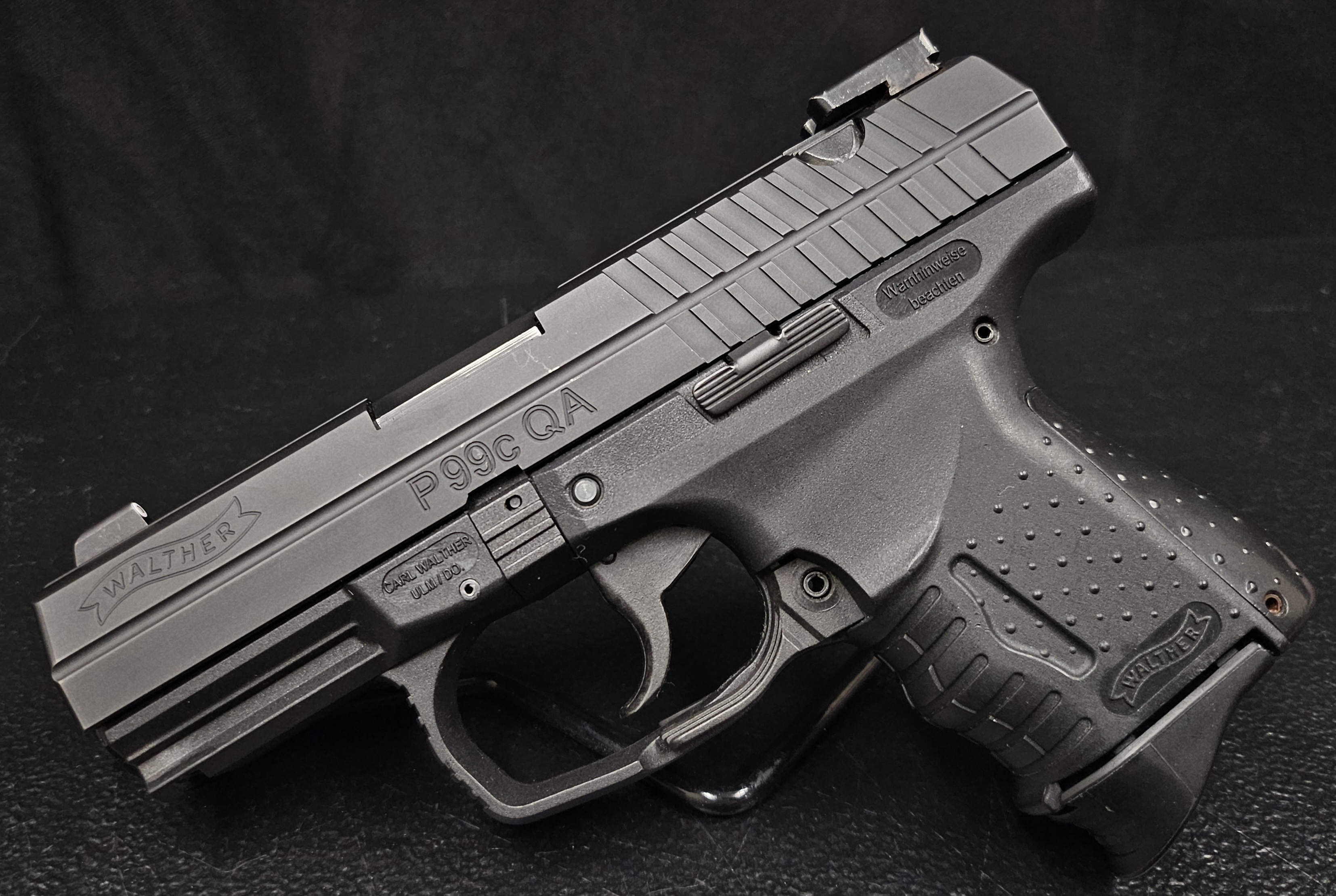 USED WALTHER P99C W/ BOX & 2 MAGAZINES -img-1