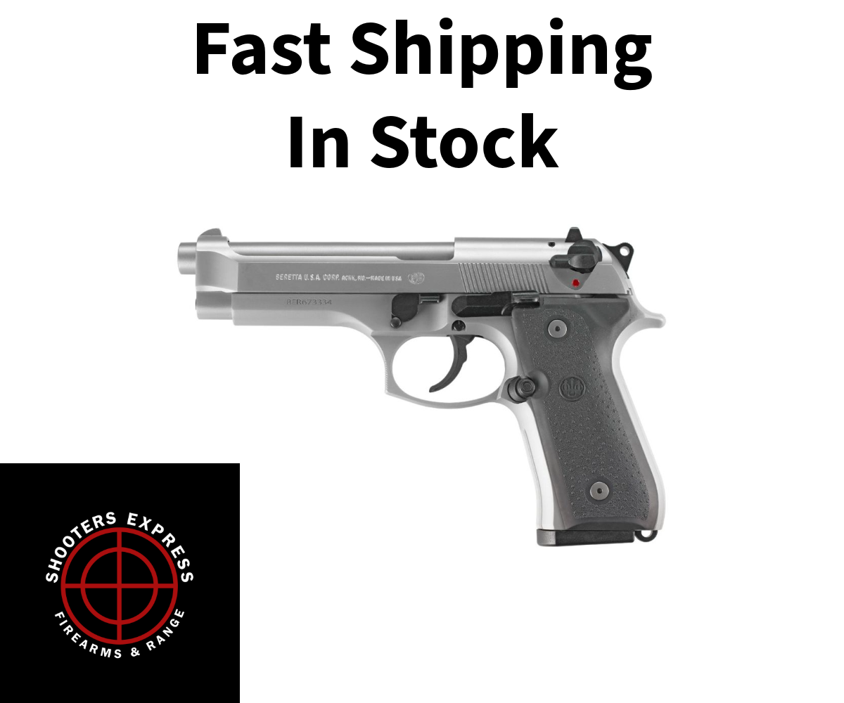 92FS INOX 9MM SS 15+1 (2) 15RD MAGS | HARD CASE-img-0