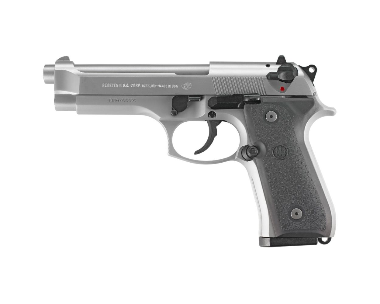 92FS INOX 9MM SS 15+1 (2) 15RD MAGS | HARD CASE-img-1