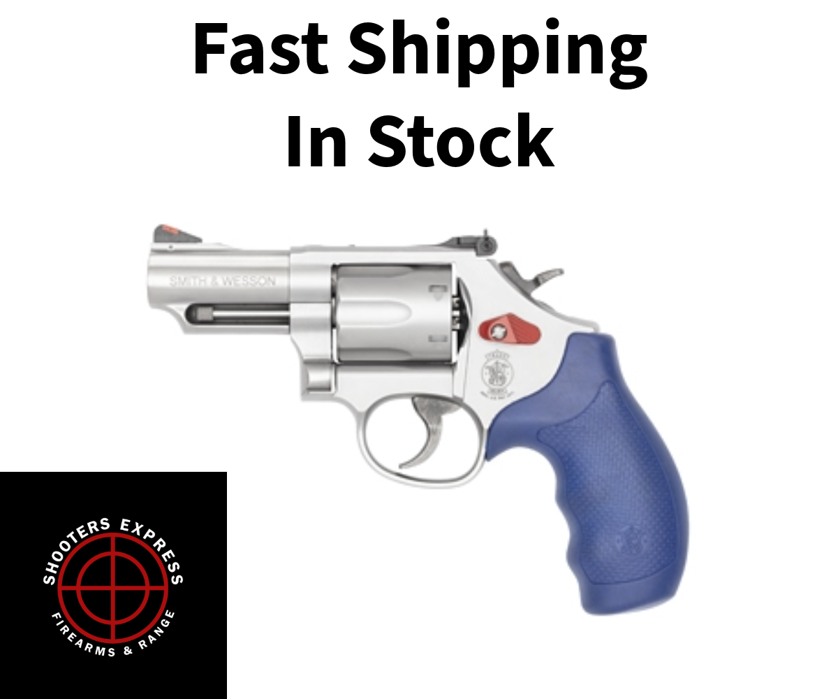 SMITH & WESSON 66-9 .357MAGNUM REVOLVER BLUE GRIP-img-0