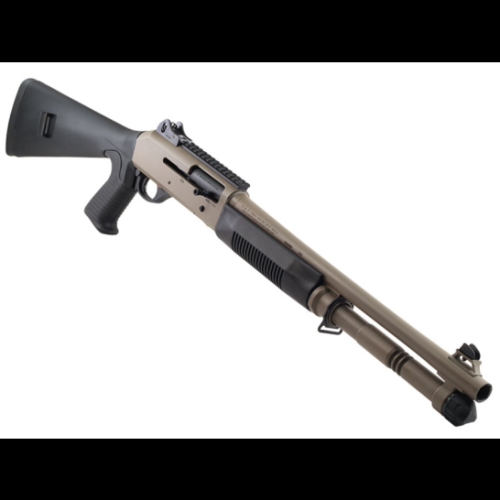BENELLI M4 TACTICAL 12GA 18.5" PISTOL GRIP SHOTGUN BLK/FDE 11779