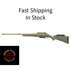 Ruger American Generation II, Predator, Bolt Action Rifle, 243 Winchester, 22 Spiral Fluted Barrel, 1:9 Twist, Threaded 5/8x24, Muzzle Brake, Cerakote Finish, Burnt Bronze, Green Splatter Synthetic Stock, Manual Safety, Picatinny Rail, 3 Rounds, 1 Ma