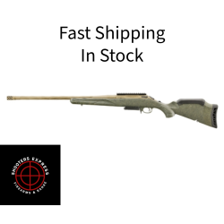Ruger American Generation II, Predator, Bolt Action Rifle, 6.5 PRC, 22 Spiral Fluted Barrel, 1:8 Twist, Threaded 5/8-24, Muzzle Brake, Cerakote Finish, Burnt Bronze, Green Splatter Synthetic Stock, Manual Safety, Picatinny Rail, 3 Rounds, 1 Magazine