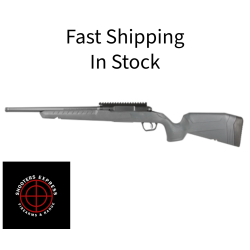 Savage Arms Axis II, Bolt Action Rifle, 300 Blackout, 16.125 Heavy Sporter Contour Barrel, Matte Finish, Black, Gray Polymer Stock, 1 Magazine, 4 Rounds 32065