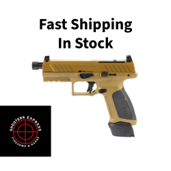 Beretta APX, A1 Tactical, Striker Fired, Semi-automatic, Polymer Frame Pistol, Full Size, 9MM, 4.8 Threaded Barrel, 1/2x24, Matte Finish, Black Slide, Flat Dark Earth Frame, Optics Ready, Trigger Safety, Blackout Suppressor Height Sights, Interchange