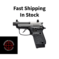 Beretta 20X Bobcat, Bug Out Bag, Semi-automatic, Double Action/Single Action, Metal Frame Pistol, Compact, 22 LR, 2.8 Threaded Barrel, Matte Finish, Silver Slide, Black Barrel and Frame, Helica Textured Grips, Front White Dot and Blacked-Out Rear Sup