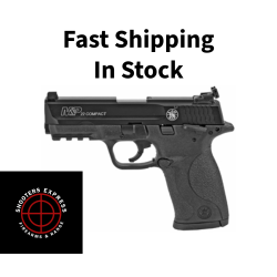 Smith & Wesson M&P Compact, Striker Fired, Semi-automatic, Polymer Frame Pistol, 22LR, 3.6 Threaded Barrel, Armornite Finish, Black, Adjustable Sights, 10 Rounds, 2 Magazines 108390