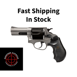 Rossi RP63, Double Action/Single Action, Steel Framed Revolver, 357 Magnum, 3 Barrel, Cerakote Finish, Tungsten, Rubber Grips, Fixed Sights, 6 Rounds 2-RP631C