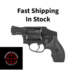 Smith & Wesson Model 442, Double Action Only, Metal Frame Revolver, J-Frame, 38 Special +P, 1.88 Barrel, Alloy, Black, Rubber Grips, Integral Sights, 5 Rounds, No Internal Lock 150544