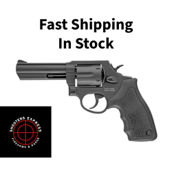 Taurus USA Model 65, Double Action, Metal Frame Revolver, Medium Frame, 357 Magnum, 4 Barrel, Steel, Oxide Finish, Black, Rubber Grips, Fixed Sights, 6 Rounds 2-650041