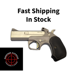 Bond Arms Cyclops, Derringer, 45-70 Government, 4.25 Barrel, Manual Safety, Fixed Sights, Stainless Steel, Silver, 1 Round BACY-45-70