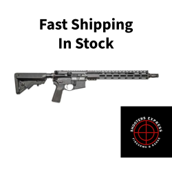 Sons of Liberty Gun Works M4 L89, Semi-automatic, AR, 5.56NATO, 13.7 Pinned (16 OAL) Barrel, Midlength Gas System, Liberty Fighting Trigger, B5 Grip, HUXWRX Flash Hider, Black, 30 Rounds, 1 Magazine M4-L89-13.7-XL