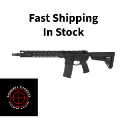 Primary Weapons Systems MK114, Mod 2-M, Semi-automatic Rifle, 223 Wylde/556NATO, 14.5 Pinned (16 OAL) Barrel, 1:8 Twist, Mid-length Gas System, FSC556 Muzzle Device, Anodized Finish, Black, Magpul Grip, Magpul MOE Stock, 30 Rounds, 1 Magazine MK1-M2R