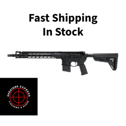 Primary Weapons Systems MK114, Mod 2-M, Semi-automatic Rifle, 6MM ARC, 14.5 Pinned (16 OAL) Barrel, FRC 3 Port Muzzle Device, Anodized Finish, Black, Magpul MOE K2 Grip, Magpul MOE SL Stock, 15 Rounds, 1 Magazine MK1-M2R-6ARC-14-PW