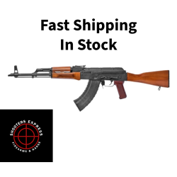 Riley Defense RAK47, Semi-automatic, AK, 7.62X39, 16 Barrel, Black Finish, Teak Wood Stock, Adjustable Sights, 30Rd, 1 Magazine RAK47-C