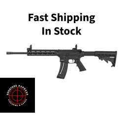 Smith & Wesson M&P 15-22 Sport, Semi-automatic Rifle, AR, 22LR, 16.5 Threaded Barrel, Black, 6 Position Collapsible Stock, 10 M&P Slim Handguard with Magpul M-LOK, Magpul Flip-Up Front and Rear Sights, 25Rd 10208