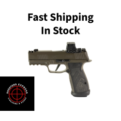 Sig Sauer P365 AXG Legion, Striker Fired, Semi-automatic, Metal Frame Pistol, Sub-Compact, 9MM, 3.1 Barrel, Cerakote Finish, Legion Gray, Romeo-X Compact Red Dot Sight, G10 Grips, XRAY3 Day/Night Sights, Optic Ready, Compensator, 17 Rounds, 3 Magazin