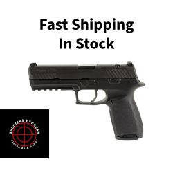 Sig Sauer P320, Full Size, Striker Fired, Semi-automatic, Polymer Frame Pistol, Compact, 9MM, 4.7 Barrel, Nitron Finish, Black, Optics Ready Slide, Siglite Night Sights, 17 Rounds, 2 Magazines 320F-9-BSSP