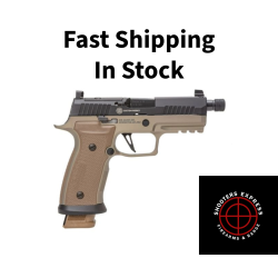 Sig Sauer 320AXGCA9CWCBTTBR2 P320 AXG Combat Limited Edition 9mm Luger 21+1 4.60 Black Nitron, Serrated/Optic Ready Slide, Coyote Hogue G10 Grips & Backstrap Grip