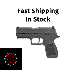 Sig Sauer P320, Compact, Striker Fired, Semi-automatic, Polymer Frame Pistol, 45 ACP, 3.9 Barrel, Nitron Finish, Black, SIGLITE Night Sights, 9 Rounds, 2 Magazines 320C-45-BSS