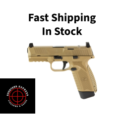 FN America FN 545 MRD, Semi-automatic, Striker Fired, Polymer Frame Pistol, Full Size, 45 ACP, 4.1 Barrel, Anodized Finish, Flat Dark Earth, Optic Height Sights, Optics Ready, 15 Rounds, 2 Magazines 66-101388