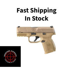FN 66101643 509C Bundle 9mm Luger 24+1, 3.70 Black Recessed Crown Barrel, Flat Dark Earth PVD Serrated Steel Slide & Polymer Frame w/Picatinny Rail,  Ambidextrous, 5 Magazines