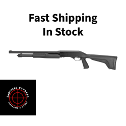 Stevens Stevens 320, Pump Action Shotgun, 12 Gauge, 18.5 Barrel, 3 Chamber, Matte Finish, Black, Pistol Grip with Full Stock, Bead Sight, 5 Rounds, Right Hand 19485