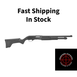 Stevens 320 Stevens, Pump Action Shotgun, 12 Gauge, 3 Chamber, 18.5 Barrel, Matte Finish, Black, Synthetic Stock, Bead Sight, 5 Rounds, Right Hand 19486
