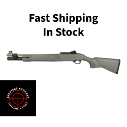 Beretta 1301 Tactical Mod 2, Semi-automatic Shotgun, 12 Gauge, 3 Chamber, 18.5 Barrel, Anodized Finish, Gray, Synthetic Stock, M-LOK Forend, Improved Cylinder, Ghost Ring Sight, 7 Rounds J131M2CTT187GR
