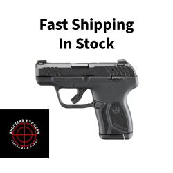 Ruger LCP MAX, Double Action Only, Semi-automatic, Polymer Frame Pistol, Compact, 380 ACP, 2.8 Barrel, Nitride Finish, Black, Tritium Front Sight with White Outline and Drift Adjustable Rear Sight, 10 Rounds, 1 Magazine, Includes Soft Pocket Holster