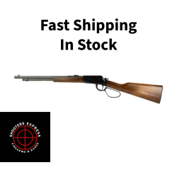 Savage Arms Revel Classic, Lever Action, 22 LR, 18 Carbon Steel Barrel, Medium Profile, Satin Finish, Black, Oversize Loop, Adjustable Sights, Walnut Stock, 12 Rounds 46000