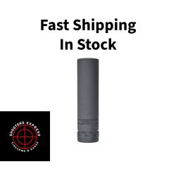 Advanced Armament Corp Ranger 5 RBP, Suppressor, 6MM, DMLS Haynes 282 Printed, High Temp Alphatek Finish, Black, No Mount Included, 1.375-24 Universal Mount Compatible, 1.5 Diameter 65018-BLK