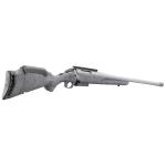 Ruger American Generation II, Bolt Action Rifle, 243 Winchester, 20 Spiral Fluted Barrel, Threaded 5/8x24, Muzzle Brake, Cerakote Finish, Gunmetal, Gray Splatter Synthetic Stock, Manual Safety, Picatinny Rail, 3 Rounds, 1 Magazine 46904