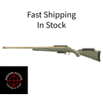 Ruger American Generation II, Predator, Bolt Action Rifle, 300 Winchester Magnum, 22 Spiral Fluted Barrel, 1:10 Twist, Threaded 5/8-24, Muzzle Brake, Cerakote Finish, Burnt Bronze, Green Splatter Synthetic Stock, Manual Safety, Picatinny Rail, 3 Roun