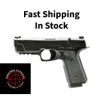 Daniel Defense DANIEL H9, Striker Fired, Semi-automatic, Metal Frame Pistol, Full Size, 9MM, 4.28 Barrel, Anodized Finish, Black, Fiber Optic Front Sight, Black Out U-Notch Rear Sight, STANAG 4694 Accessory Rail, Optic Ready Slide, 15 Rounds, 2 Magaz