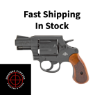 Armscor M206, Revolver, Double Action/Single Action, 38 Special, 2 Barrel, Steel, Parkerized Finish, Black, Wood Grips, Fixed Sights, 6 Rounds 51283