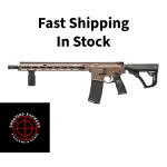Daniel Defense DDM4v7, Semi-automatic, AR, 223 Remington/556NATO, 16 Cold Hammer Forged Barrel, 4150 Chrome Moly Vanadium, 1:7 Twist, Anodized Finish, Flat Dark Earth, DD Improved Flash Suppressor, Mid-Length Gas System, Black Daniel Defense Furnitur