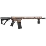 Daniel Defense DDM4v7, Semi-automatic, AR, 223 Remington/556NATO, 16 Cold Hammer Forged Barrel, 4150 Chrome Moly Vanadium, 1:7 Twist, Anodized Finish, Flat Dark Earth, DD Improved Flash Suppressor, Mid-Length Gas System, Black Daniel Defense Furnitur