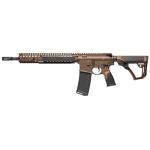 Daniel Defense M4A1 Mil Spec and Semi-automatic AR, 223 Rem/556NATO, 14.5 Hammer Forged Barrel (16 OAL with Pinned Brake), Carbine Length Gas System, Matte Finish, Brown, Daniel Defense Furniture, 32 Rounds, 1 Magazine 02-088-15126-011