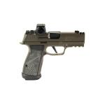 Sig Sauer P365 AXG Legion, Striker Fired, Semi-automatic, Metal Frame Pistol, Sub-Compact, 9MM, 3.1 Barrel, Cerakote Finish, Legion Gray, Romeo-X Compact Red Dot Sight, G10 Grips, XRAY3 Day/Night Sights, Optic Ready, Compensator, 17 Rounds, 3 Magazin