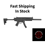 American Tactical GSG-16, Semi-automatic Rifle, 22LR, 16.25 Barrel, Matte Finish, Black, Polymer Receiver, Faux Suppressor, M-LOK Handguard, 22 Rounds, 1 Magazine GERGGSG1622