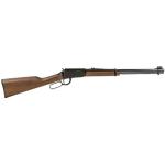 Henry Repeating Arms Lever Action, 22LR, 18.25 Barrel, Blue Finish, Walnut Stock, Adjustable Sights, 15Rd H001