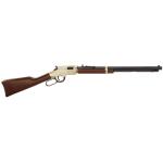 Henry Repeating Arms Golden Boy, Lever Action, 22LR, 20 Octagonal Barrel, Brass Receiver, Walnut Stock, Adjustable Sights, 16Rd H004
