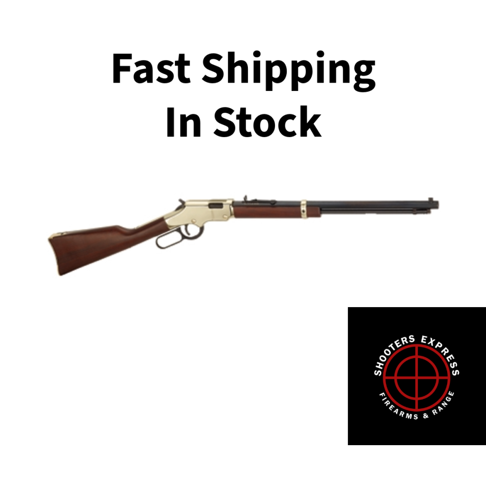 Henry Repeating Arms Golden Boy, Lever Action, 22LR, 20 Octagonal Barrel, Brass Receiver, Walnut Stock, Adjustable Sights, 16Rd H004