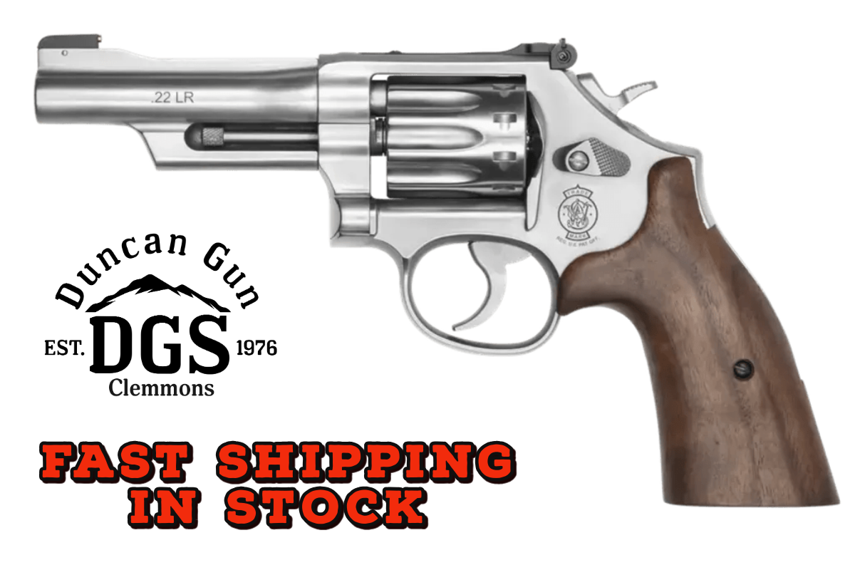 SMITH & WESSON 617 STAINLESS/WALNUT 22 LR 4.125" 10RD 14107-img-0