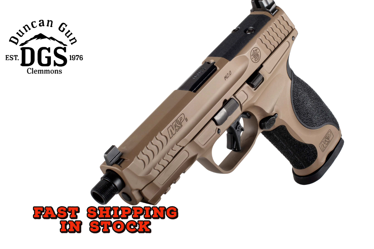 SMITH & WESSON M&P9 M2.0 9MM OR MNS FDE 4.6" THREADED BARREL 14163-img-0