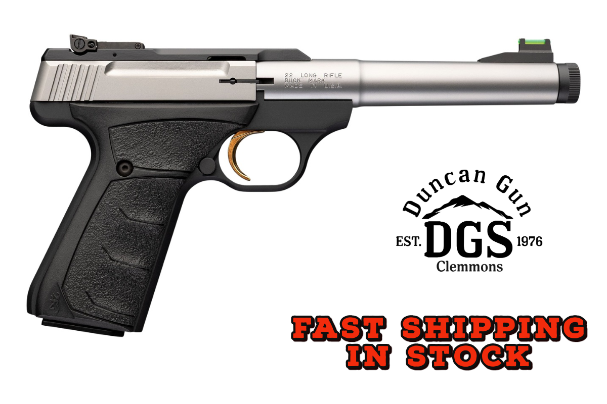 BUCK MARK CAMPER SS 22LR  SILVER TB FO OVER MOLDED GRIP 051616490-img-0