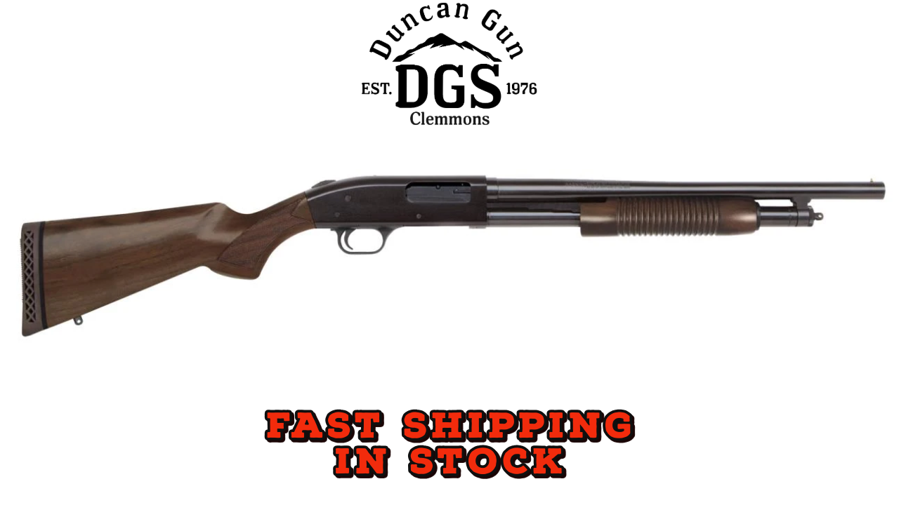 MOSSBERG 500 PERSUADER RETROGRADE 12M/18.5" BLK/WD 50429-img-0
